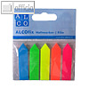 Alco Haftmarker "Pfeile", 12 x 50 mm, rot/gelb/orange/blau/grün, 5 x 25 St.,6835