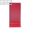 Alco Buchst?tzen, Metall, 130 x 240 x 140 mm, rot, 2 St?ck, 4303-12