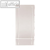 Alco Buchst?tzen, Metall, 130 x 240 x 140 mm, wei?, 2 St?ck, 4303-10