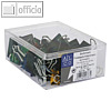 Foldback-Klammern Sortiment, 4 versch. Gr??en, farbig sortiert, 42 St?ck, 787