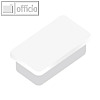 officio Haftmagnet 13 x 24 mm, 7 mm hoch, 0.3 kg, wei?, 10 St., 6878V10