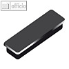 officio Haftmagnet 13 x 40 mm, 7 mm hoch, 0.3 kg, schwarz, 10 St., 6888V11