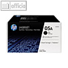 HP Lasertoner Nr. 05A, je ca. 2.300 Seiten, Doppelpack, CE505D