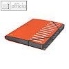 Elba Ordnungsmappe "for Business", DIN A4, PP, 12 Fächer, orange, 400033686