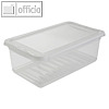 Aufbewahrungsbox/Schuhbox bea, 330 x 195 x 120 mm, 5.6 Liter, PP, transparent