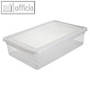 Aufbewahrungsbox/Schuhbox bea, 390 x 265 x 100 mm, 8 Liter, PP, transparent