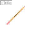 STABILO Tintenfeinschreiber point 88, 0.4 mm, neonrot, 88/040