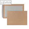 Pappr?ckwandtaschen, C4, haftklebend, 110 g/m?, natronbraun, 10 St?ck, 307309