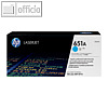 HP Toner Nr. 651A, 16.000 Seiten, cyan, CE341A