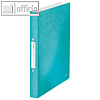 LEITZ Ringbuch WOW, DIN A4, R?cken 32 mm, 4 Rund-Ringe, PP, eisblau, 4258-00-51