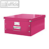 LEITZ Aufbewahrungsbox Click & Store WOW, f?r DIN A3, pink, 6045-00-23