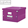 LEITZ Aufbewahrungsbox Click & Store WOW, für DIN A4, violett, 6044-00-62
