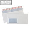 Inkprint Briefumschl?ge, C6/5, 80 g/m?, Fenster, haftkl.,bedruckbar, wei?, 500 S