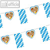 Papstar Flaggenkette "bayrisches Volksfest", Papier, (L)4 m, 10 Stück, 82815
