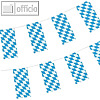 Papstar Flaggenkette "Bayrisch Blau", Papier, (L)10 m, 5 Stück, 82807