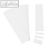Einsteckkarten für 15.5 mm Magnetschienen, (B)60 x (H)12 mm, weiß, 220 Stück, 84