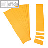 Einsteckkarten für 15.5 mm Magnetschienen, (B)60 x (H)12 mm, orange, 220 Stück, 