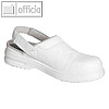 Sicherheitsschuh Clog CLASSSIC, Gr??e: 42, Mikrofaser, Stahlkappe, wei?, 86442