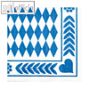 Papstar Servietten Bayrisch Servietten Bayrisch blau - 33 x 33 cm