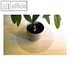 Bodenschutzmatte f?r Hartb?den, (?)60 cm, PET, transparent, 52G0000057