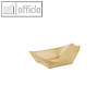 Papstar Fingerfood-Schalen "Schiffchen", Holz, 8.5 x 5.5 cm, 500 Stück, 84413