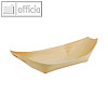 Papstar Fingerfood-Schalen "Schiffchen", Holz, 19 x 10 cm, 500 Stück, 84417