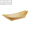 Papstar Fingerfood-Schalen "Schiffchen", Holz, 25 x 10 cm, 500 Stück, 84419