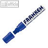 Franken Kreidemarker Keilspitze Blau blau
