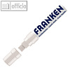 Franken Jumbo Kreidemarker Weiss weiß