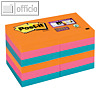 Post It Super Sticky Notes Haftnotizen 51 x 51 mm (12 x 100 Blatt)