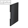 LEITZ Sichtbuch Style, DIN A4, mit 20 H?llen, PP, satin-schwarz, 3958-00-94