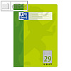 Schulheft, DIN A4, Lin. 29 - rautiert 5x9mm + Rand links/rechts, 16 Blatt