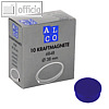 Alco Kraftmagnet rund, Ø38 mm, 2.5 kg, 13.5 mm hoch, blau, 10 Stück, 6848V15