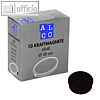Alco Kraftmagnet rund, Ø38 mm, 2.5 kg, 13.5 mm hoch, schwarz, 10 Stück, 6848V11