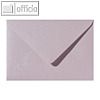 Farbiger Briefumschlag Metallic, 110x156mm, nasskl., ohne Fenster, rosa, 500St.