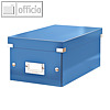 Ablagebox Click & Store WOW, f?r DVD-H?llen, 206 x 147 x 352 mm, blau