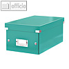 Ablagebox Click & Store WOW, f?r DVD-H?llen, 206 x 147 x 352 mm, eisblau