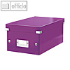 Ablagebox Click & Store WOW, für DVD-Hüllen, 206 x 147 x 352 mm, violett