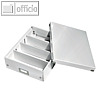 Organisationsbox Click & Store WOW, 280 x 370 x 100 mm, Karton/PP, wei?