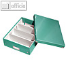 Organisationsbox Click & Store WOW, 280 x 370 x 100 mm, Karton/PP, eisblau