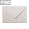 Farbiger Briefumschlag Metallic, 156x220 mm, nasskl., ohne Fenster, elfenbein, 5