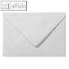Farbiger Briefumschlag Metallic, 156 x 220 mm, nasskl., ohne Fenster, weiß, 500 