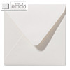 Farbiger Briefumschlag Metallic, 140x140 mm, nasskl., 120 g/m², elfenbein, 500St