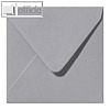 Farbiger Briefumschlag Metallic, 160x160 mm, nasskl., 120 g/m², platin, 500St.
