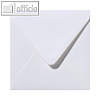 Farbiger Briefumschlag Metallic, 160x160 mm, nasskl., 120 g/m², weiß, 500St.