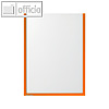Ultradex Infotasche DIN A5, hoch, selbstklebend, pastellorange, 5 St?ck, 878341