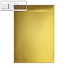 Farbiger Briefumschlag Metallic, 220x312 mm, nasskl., 120 g/m², gold, 500St.