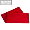 Transparenter Briefumschlag, DIN lang, Pergamin, 110g/m², intensivrot, 500St.