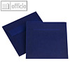 Transparenter Briefumschlag, 125x125mm, Pergamin, 100g/m², intensivblau, 100St.