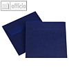 Transparenter Briefumschlag, 125x125mm, Pergamin, 100g/m?, intensivblau, 100St.